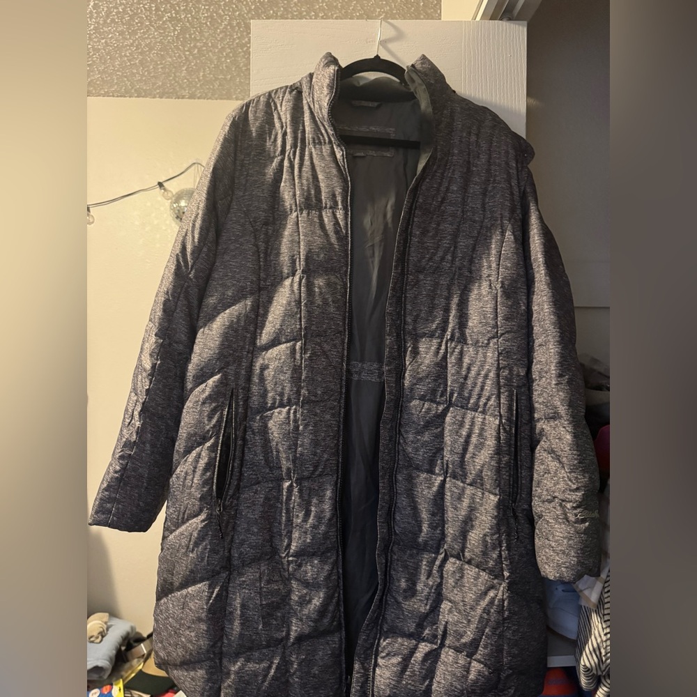 Eddie Bauer Gray Puffer Jacket